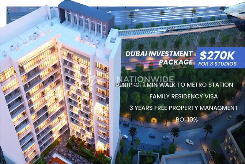 شقة للبيع بواسطة وكيل دبي   UAE Exchange Metro Station  photo 1